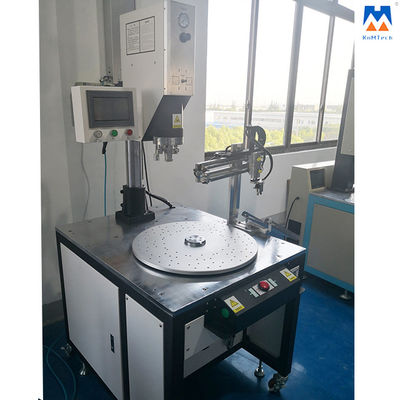 Machine de soudure rotatoire ultrasonique de 6 stations pour la soudure de matières plastiques
