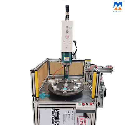 presse rotatoire de soudure ultrasonore de la station 4200W multiple pour les pièces en plastique
