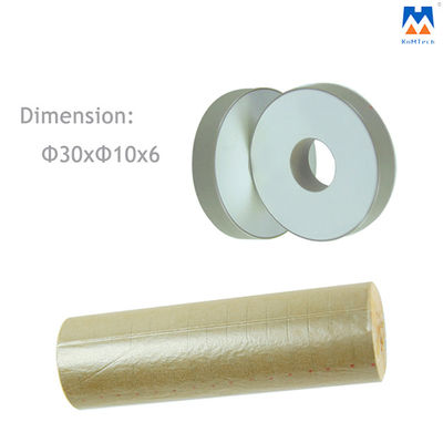 Anneaux en céramique piézoélectriques 30x10x6mm pour le convertisseur ultrasonique